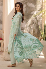 UAE-3 Piece Printed Lawn Suit