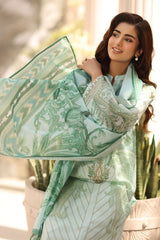 UAE-3 Piece Printed Lawn Suit