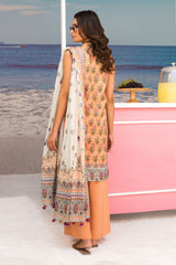 UAE-3 Piece Printed Lawn Suit with Printed Lawn Dupatta