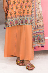 UAE-3 Piece Printed Lawn Suit with Printed Lawn Dupatta