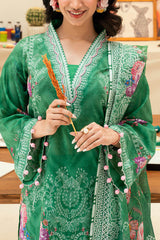 UAE-3 Piece Printed Lawn Suit SD-52166