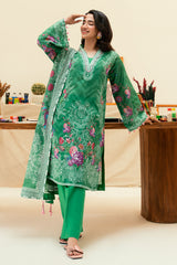 UAE-3 Piece Printed Lawn Suit SD-52166