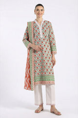 UAE-3 Piece Printed Lawn Suit with Dupatta SD-52261