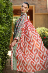 UAE-3 Piece Printed Lawn Suit with Dupatta SD-52261