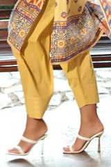 UAE-3 Piece Printed Lawn Suit with Dupatta SD-52262
