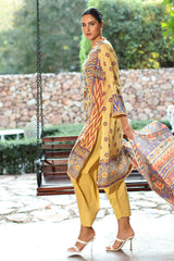 UAE-3 Piece Printed Lawn Suit with Dupatta SD-52262