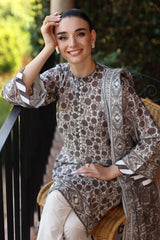 UAE-3 Piece Printed Lawn Suit with Dupatta SD-52265