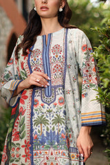 UAE-3 Piece Printed Lawn Suit with Dupatta SD-52266