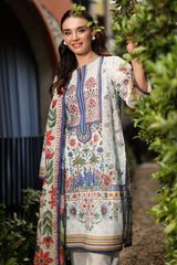 UAE-3 Piece Printed Lawn Suit with Dupatta SD-52266