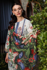 UAE-3 Piece Printed Lawn Suit with Dupatta SD-52266