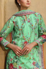 UAE-3 Piece Printed Lawn Suit with Dupatta SD-52269
