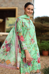 UAE-3 Piece Printed Lawn Suit with Dupatta SD-52269