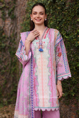 UAE-3 Piece Printed Lawn Suit with Printed Lawn Dupatta