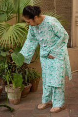 UAE-1 Piece Printed Lawn Shirt SL-62002