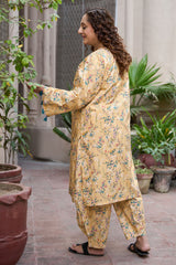 UAE-1 Piece Printed Lawn Shirt SL-62007