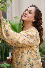 UAE-1 Piece Printed Lawn Shirt SL-62007