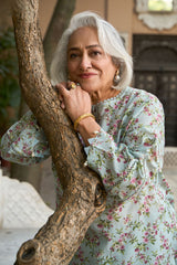 UAE-1 Piece Printed Lawn Shirt SL-62008