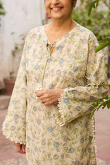 UAE-1 Piece Printed Lawn Shirt SL-62009