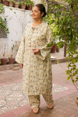 UAE-1 Piece Printed Lawn Shirt SL-62009