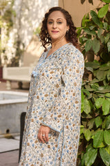 UAE-1 Piece Printed Lawn Shirt SL-62010
