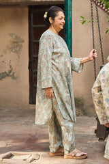 UAE-1 Piece Printed Lawn Shirt SL-62027