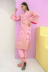 UAE-2 Piece Gold Printed Lawn Suit  TL-62018