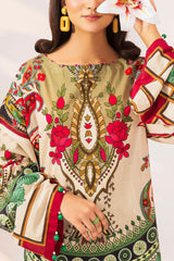 UAE-2 Piece Printed Lawn Suit