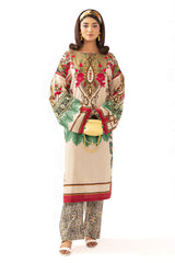 UAE-2 Piece Printed Lawn Suit