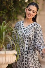 UAE-2 Piece Printed Lawn Suit