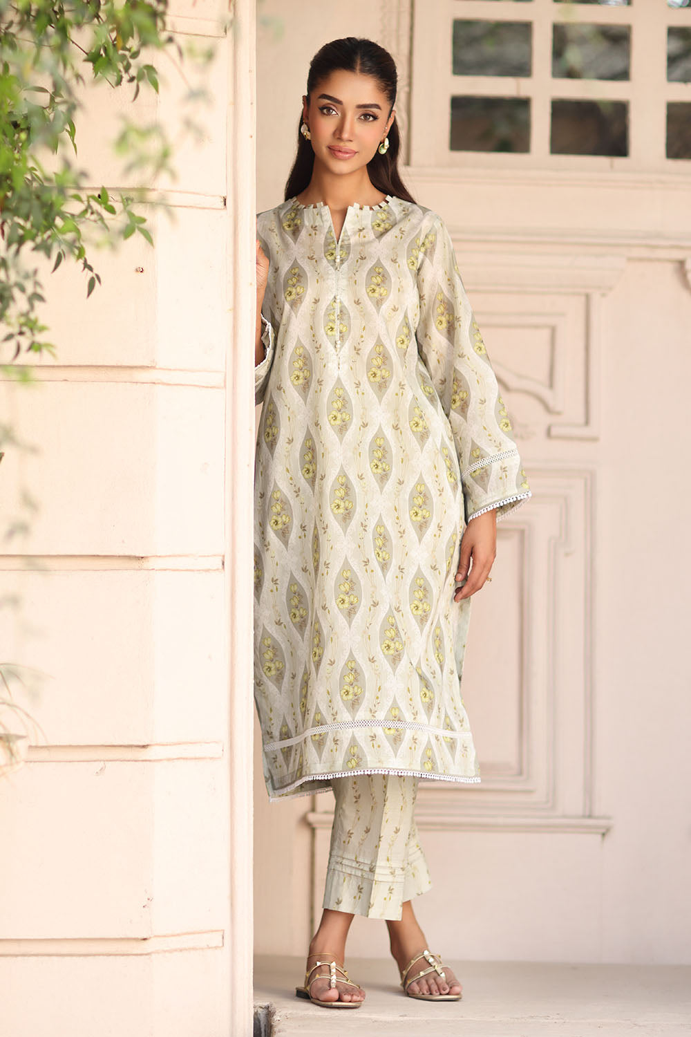 UAE-2 Piece Printed Lawn Suit