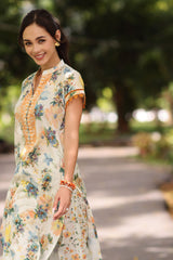 UAE-2 Piece Printed Lawn Suit with Printed Trouser