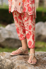 UAE-2 Piece Printed Lawn Suit with Printed Trouser