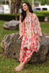 UAE-2 Piece Printed Lawn Suit with Printed Trouser