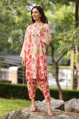 UAE-2 Piece Printed Lawn Suit with Printed Trouser
