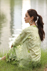 UAE-2 Piece Printed Lawn Suit with Printed Trouser