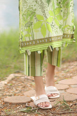 UAE-2 Piece Printed Lawn Suit with Printed Trouser