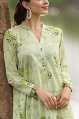 UAE-2 Piece Printed Lawn Suit with Printed Trouser