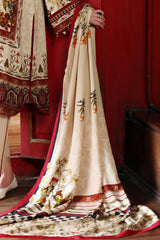 UAE-3 Piece Printed Linen Suit with Printed Linen Dupatta