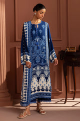 UAE-3 Piece Printed Linen Suit