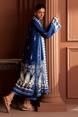 UAE-3 Piece Printed Linen Suit