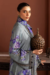 UAE-3 Piece Printed Linen Suit