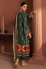 UAE-3 Piece Printed Linen Suit