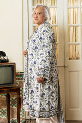 UAE-3 Piece Printed Linen Suit