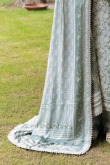 UAE-3 Piece Printed Linen Suit