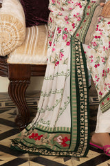 UAE-3 Piece Printed Linen Suit