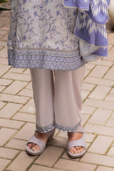 UAE-3 Piece Printed Linen Suit