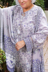 UAE-3 Piece Printed Linen Suit