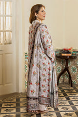 UAE-3 Piece Printed Linen Suit