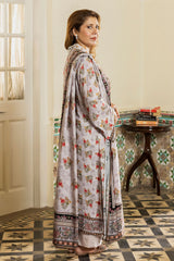 UAE-3 Piece Printed Linen Suit