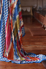 UAE-3 Piece Printed Linen Suit with Printed Linen Dupatta